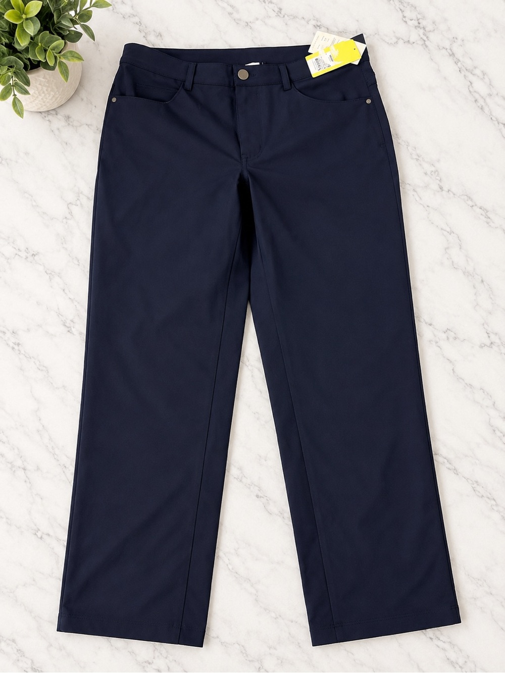 all in motion Navy Straight-Leg Chinos